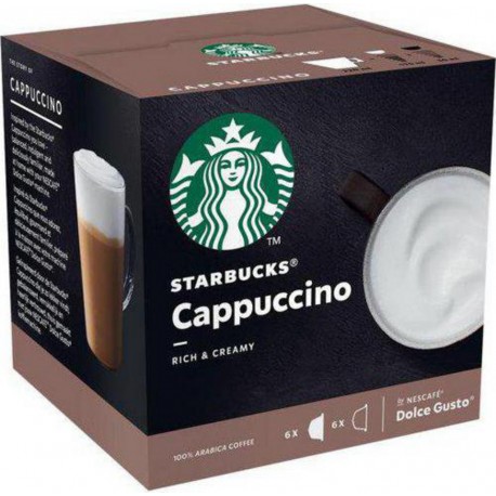 Dolce Gusto Starbucks Cappucino x6 (lot de 4 boîtes)