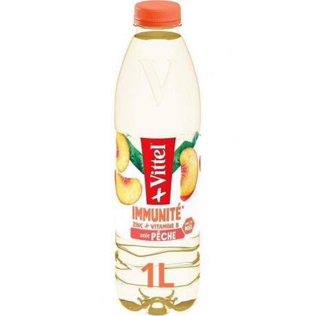 VITTEL Eau plate aromatisée Pêche 1L
