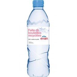 Evian Eau minérale naturelle 50cl (pack de 6)