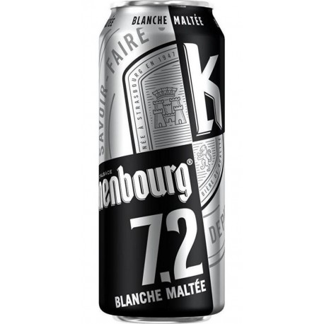 KRONENBOURG Bière blanche maltée 7,2%vol 50cl
