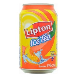 Thé glacé Lipton Ice Tea Frais Pêche 12x33cl (pack de 12)