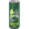 Eau gazeuse Perrier Citron vert 6x33cl