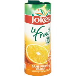 Joker Orange Sans Pulpe 1L (pack de 4)