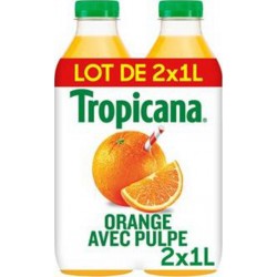 TROPICANA ORANGE AVEC PULPE...