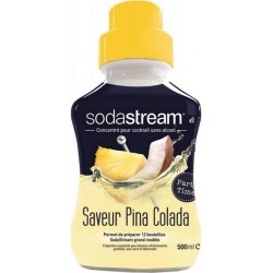 Sodastream Concentré pour Cocktail sans Alcool Saveur Pina Colada 500ml (lot de 3 flacons)