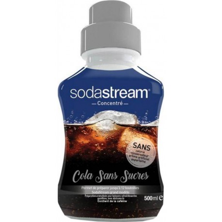 Sodastream Concentré Cola sans Sucres 500ml (lot de 6 flacons)
