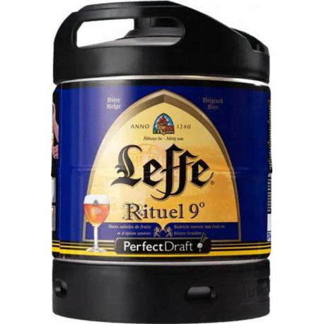 Bière blonde Leffe Rituel 9° Perfect Draft Fût 6L