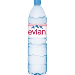 Evian 1,5L (lot de 4 packs de 6 soit 24 bouteilles)