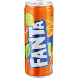 FANTA Boisson gazeuse à l'Orange 33cl (pack de 6)