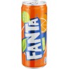 FANTA Boisson gazeuse à l'Orange 33cl (pack de 6)
