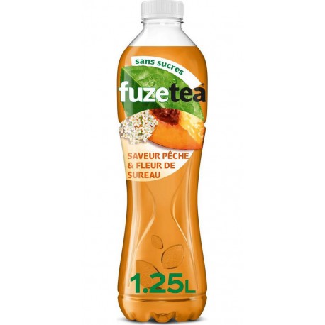 Fuze Tea Fuzetea Pêche Sureau 1.25L