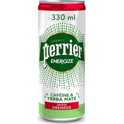 Energize Perrier Eau aromatisée gazeuse grenade 33cl (pack de 6)