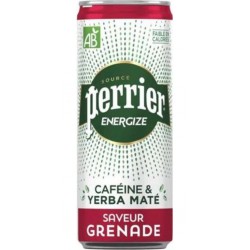 Perrier Energize Eau aromatisée gazeuse Grenade 33cl (pack de 4)