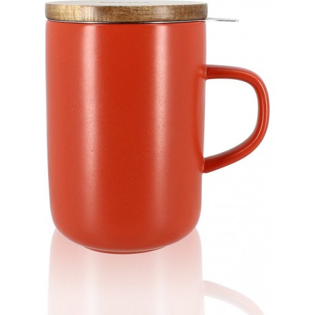 Ogo Living Théière Tisanière Juliet paprika de grès 475 ml