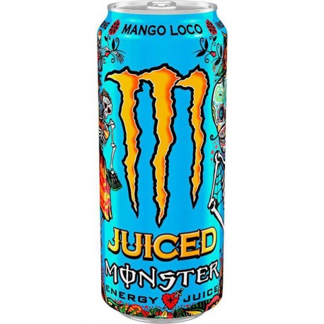 MONSTER Juiced Mango Loco 50cl (lot de 4 canettes)