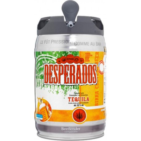 Desperados Tequila Fût Pression 5L (lot de 2)