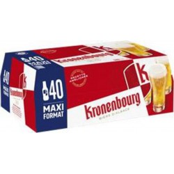 Bière blonde Kronenbourg...
