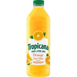 Tropicana Jus d’Orange Sans Pulpe 1.5L (pack de 4)