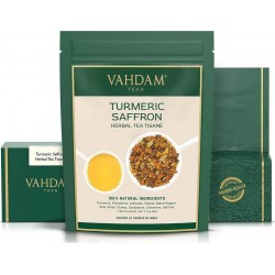 Vahdam Teas Tisane Safran...