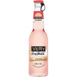 VERY FRESHIZZ' Vin Rosé Saveur Pamplemousse 6.5%vol 25cl (pack de 6)