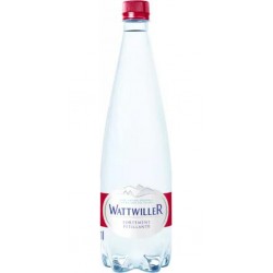 Wattwiller Eau minérale naturelle fortement pétillante 1L (pack de 6)