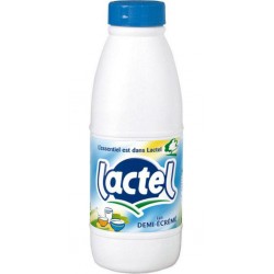 Lait Lactel Vitamine D demi-écrémé 1L (pack de 8)