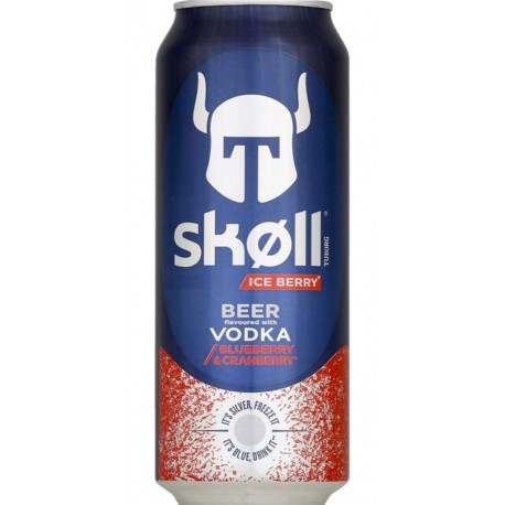Skoll Tuborg Ice Berry 50cl (pack de 12 canettes)
