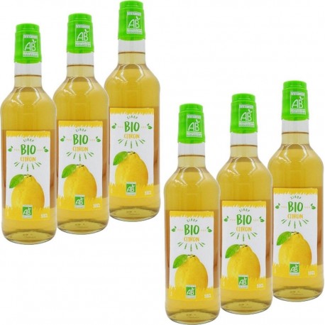 AGIDRA Sirop De Citron Bio France Bouteille 50cl