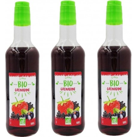AGIDRA Sirop De Grenadine Bio France Bouteille 50cl