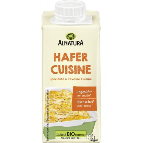 ALNATURA Boisson à l'avoine cuisine 200ml