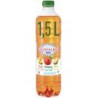 Cristaline Eau de Source au Jus de Fruits Pomme, Pêche et Poire 1,5L