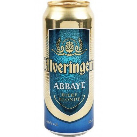 Abbaye Alveringem Bière blonde Canette 6.2%vol. 50cl