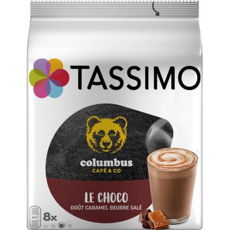TASSIMO Café dosettes Compatibles Tassimo Chocolat caramel (dosettes) x8