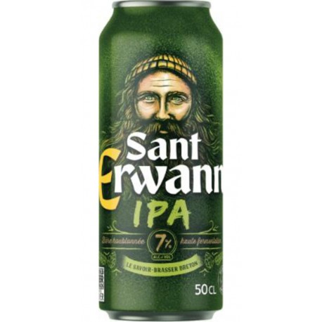 SANT ERWANN Bière IPA 7% SANT ERWANN