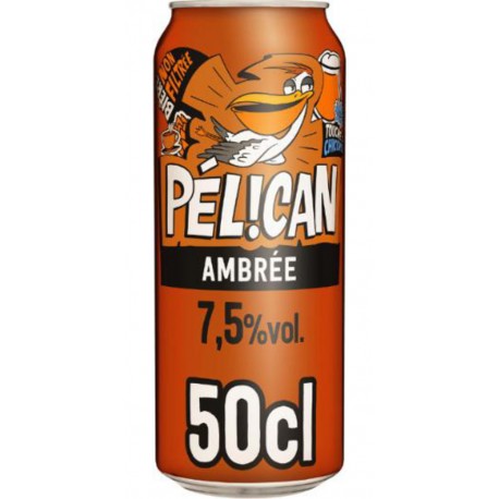 PELICAN Bière Ambrée Non-Filtrée 7,5% PELICAN