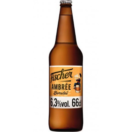 FISCHER Bière Ambrée D'Alsace 6,3% FISCHER