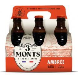 3 MONTS Bière Ambrée 7,5% 3...