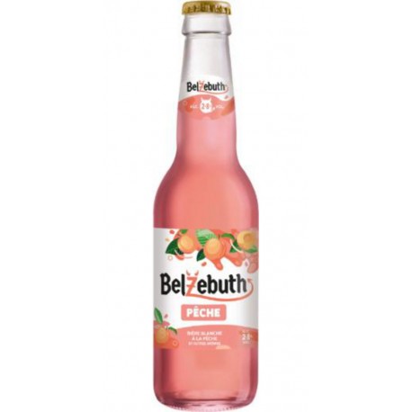 BELZEBUTH Bière Blanche à la Pêche et Autres Arômes 2,8% BELZEBUTH