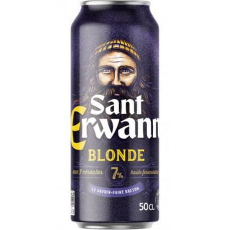 SANT ERWANN Bière Blonde 7% SANT ERWANN