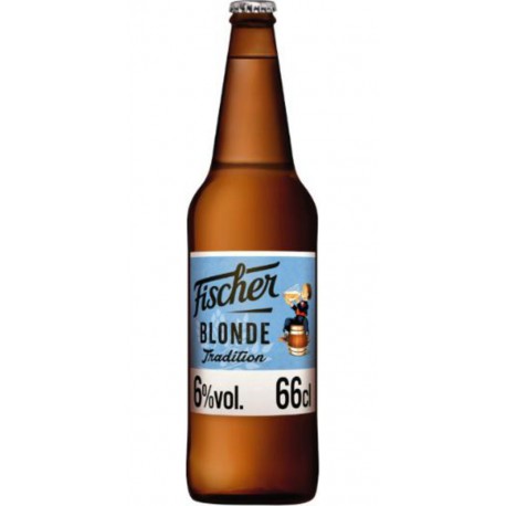 FISCHER Bière Blonde Tradition D'Alsace 6% FISCHER