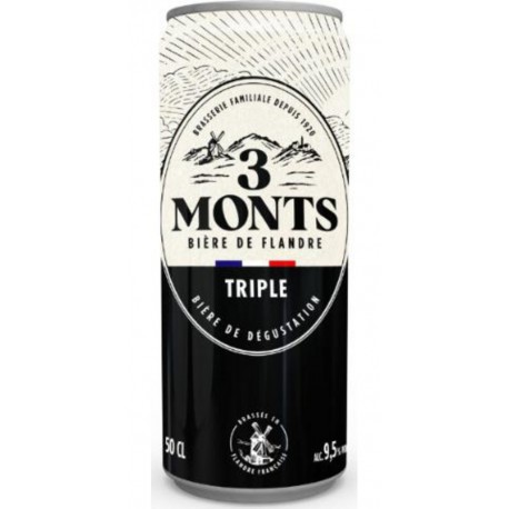 3 MONTS Bière Blonde Triple 9,5% 3 MONTS