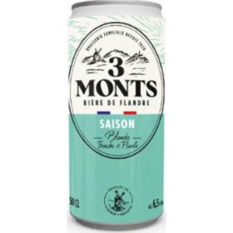 3 MONTS Bière Blonde 6,5% 3 MONTS
