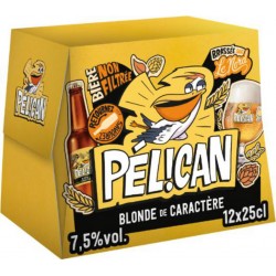 PELICAN Bière Blonde de Caractère Non-Filtrée 7,5% PELICAN