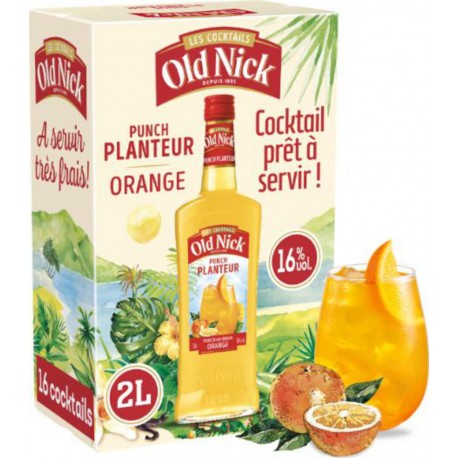 OLD NICK Cocktail Punch au Rhum OrangeL