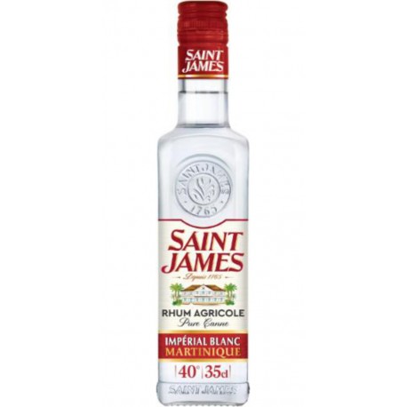 SAINT JAMES Rhum Agricole Impérial Blanc Martinique 40%L