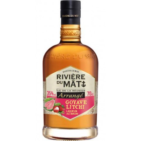 RIVIERE DU MAT Arrangé Goyave Litchi 35% RIVIERE DU MAT