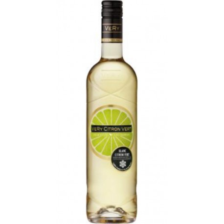 VERY Boisson Aromatisée à base de Vin Blanc Saveur Citron Vert VERY