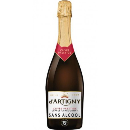 D'ARTIGNY Boisson à Base de Vin Désalcoolisé Chardonnay Cuvée Prestige Sans Alcool D' ARTIGNYL