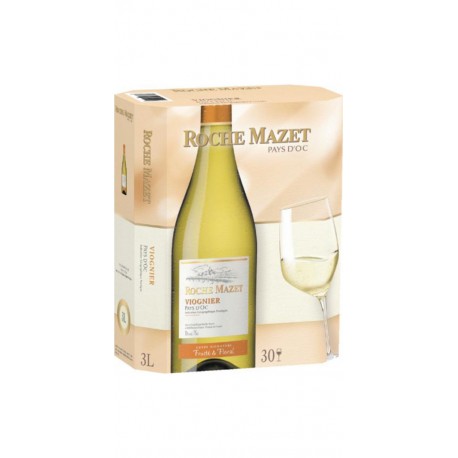 ROCHE MAZET Vin Blanc IGP Pays d'Oc Voignier ROCHE MAZET