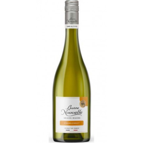 BONNE NOUVELLE Boisson Aromatisée à Base de Vin Désalcoolisé Chardonnay BONNE NOUVELLE